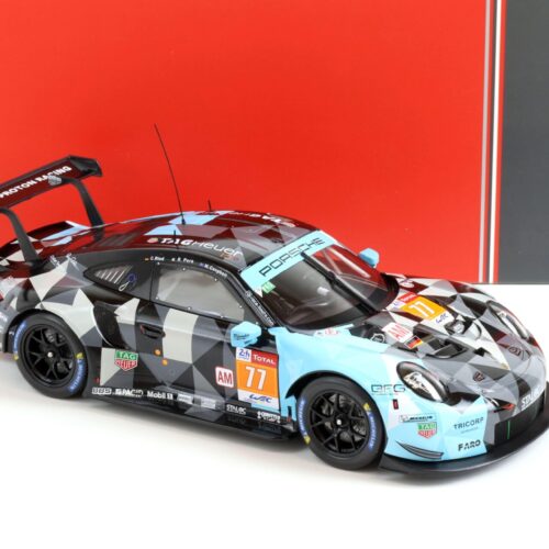 1:18 IXO Porsche 911 RSR #77 2nd LMGTE-Am 24h LeMans 2020 Dempsey-Proton Racing