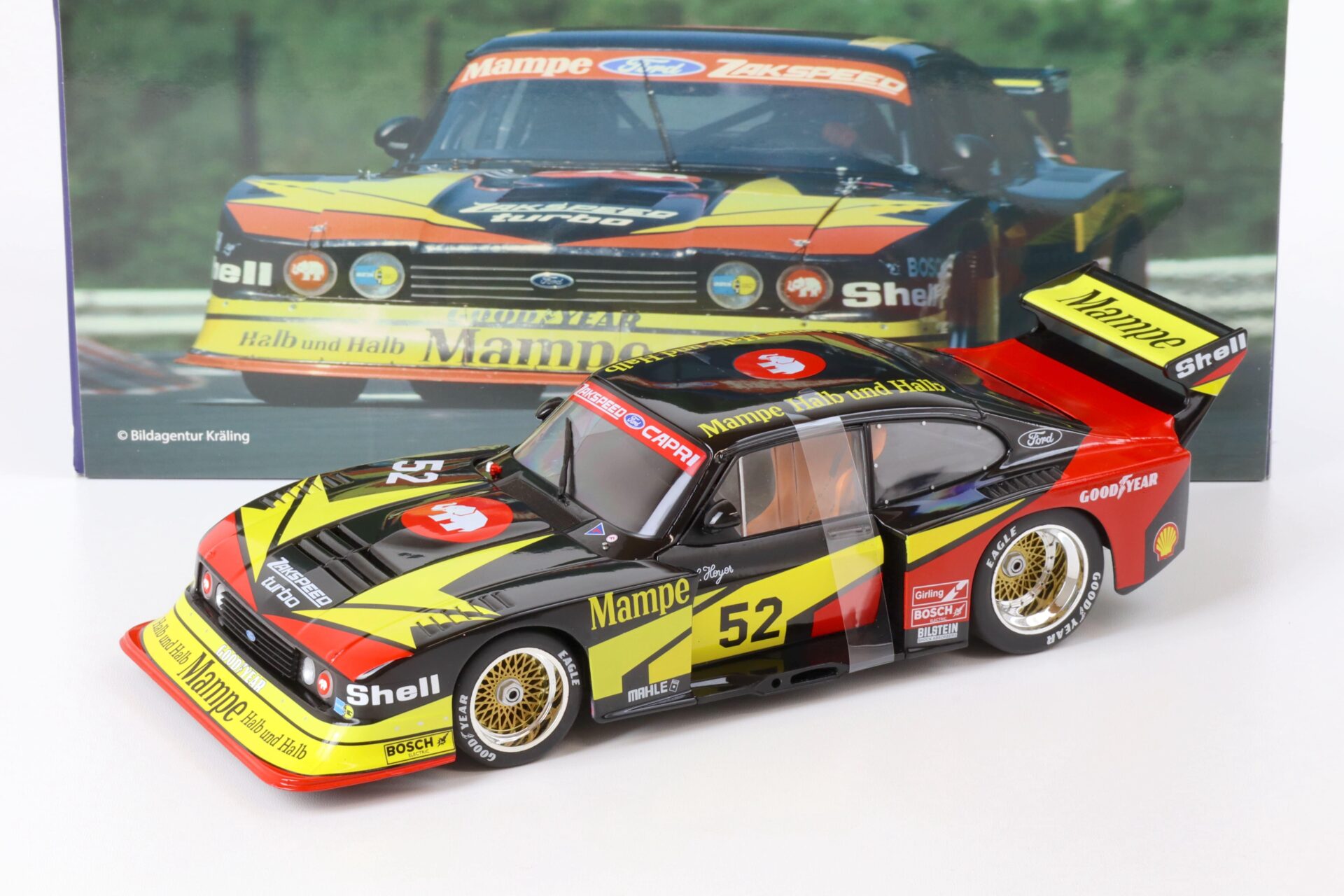 1:18 WERK83 Ford Capri Turbo Gr.5 #52 DRM 1978 Hans Meyer MAMPE Zakspeed