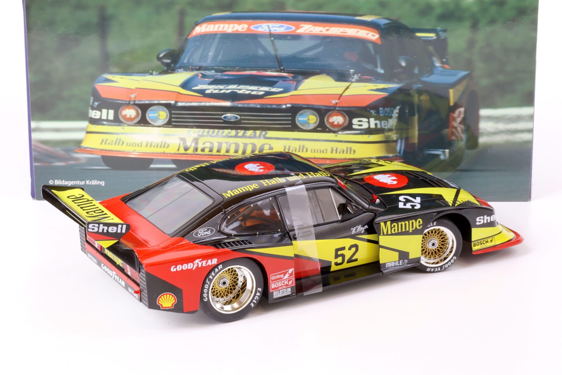 1:18 WERK83 Ford Capri Turbo Gr.5 #52 DRM 1978 Hans Meyer MAMPE Zakspeed