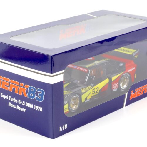 1:18 WERK83 Ford Capri Turbo Gr.5 #52 DRM 1978 Hans Meyer MAMPE Zakspeed