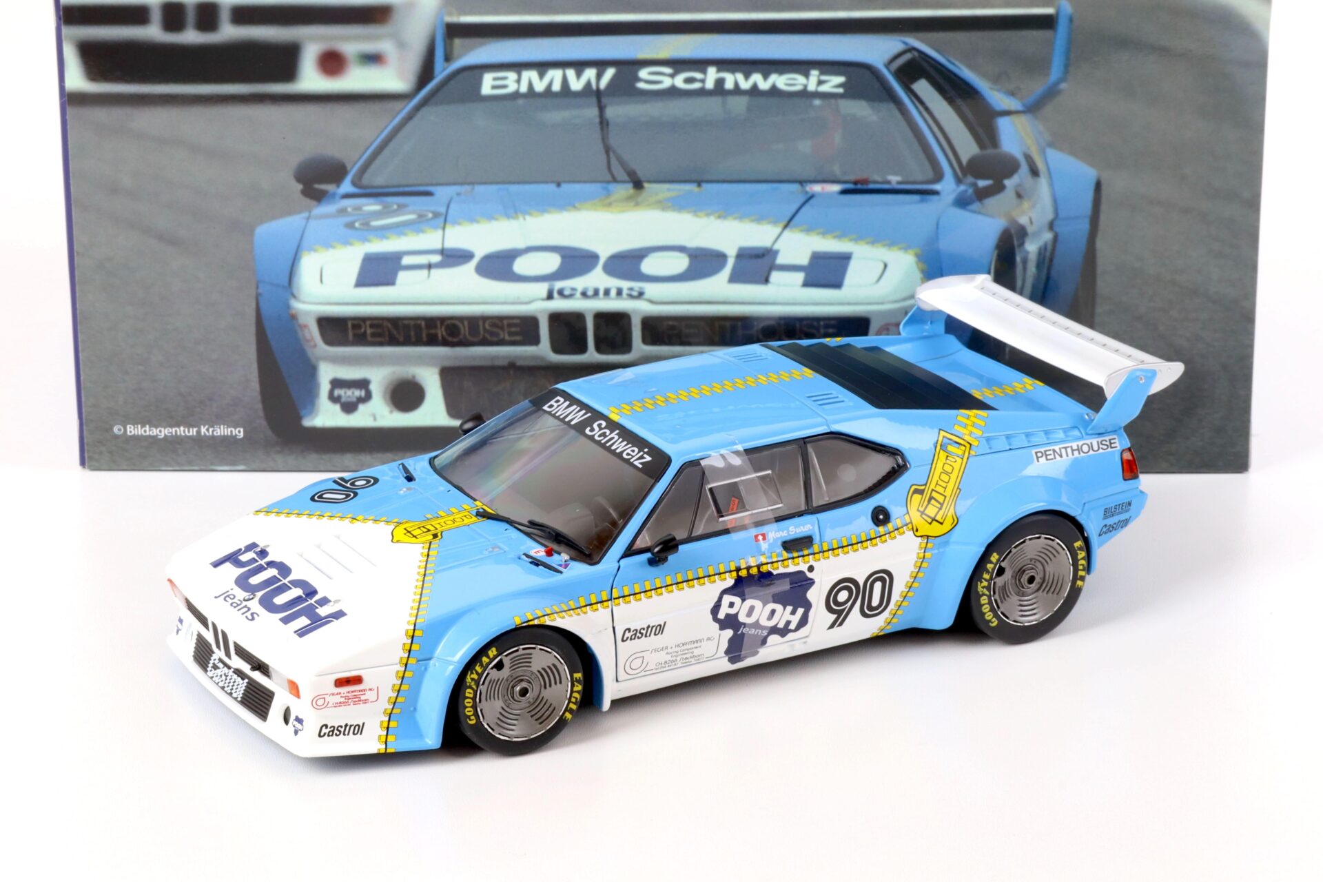 1:18 WERK83 BMW M1 PROCAR #90 ProCar Series 1980 Marc Surer POOH Jeans