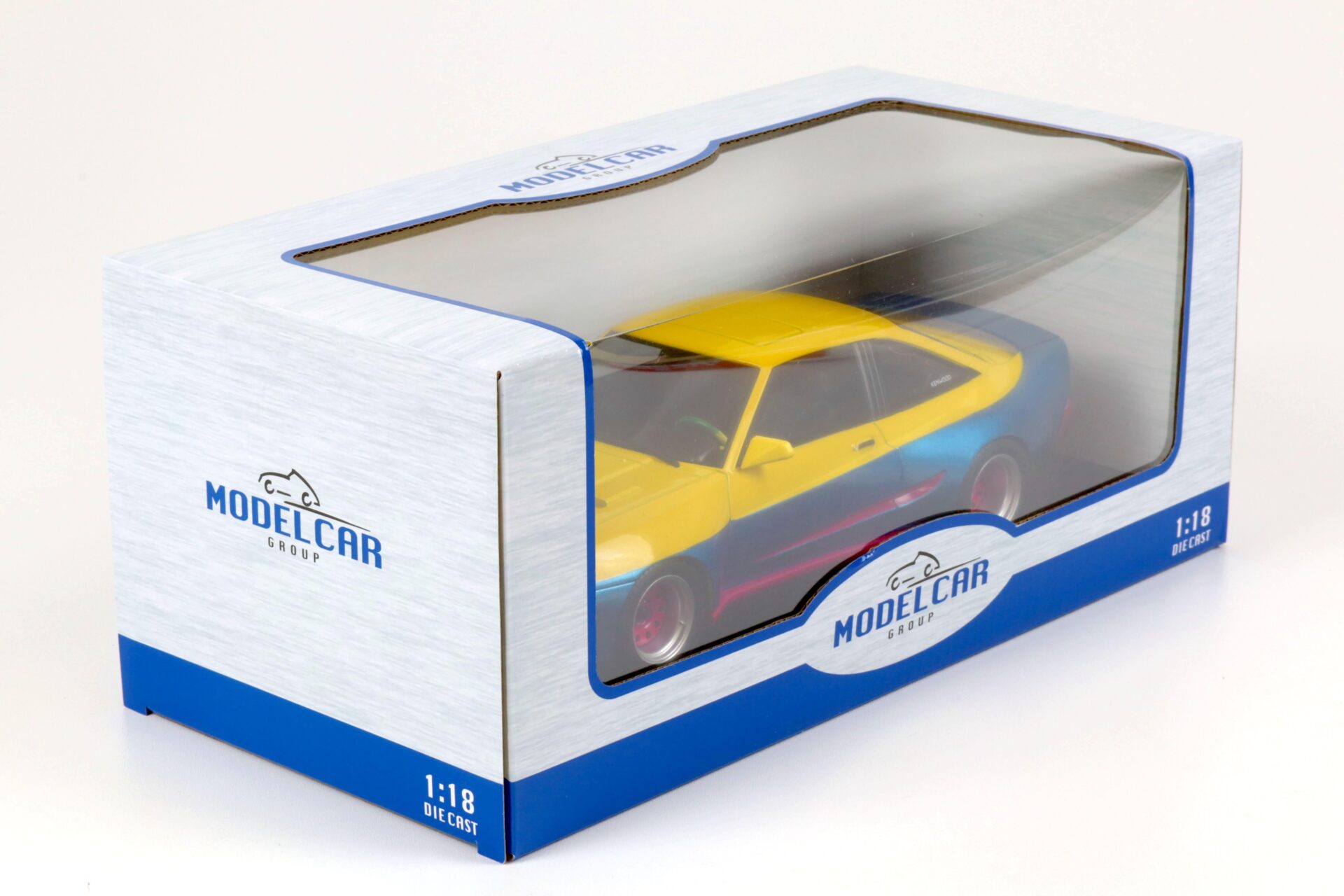 1:18 MCG Opel Manta B Mattig 1991 yellow/ blue MANTA MANTA