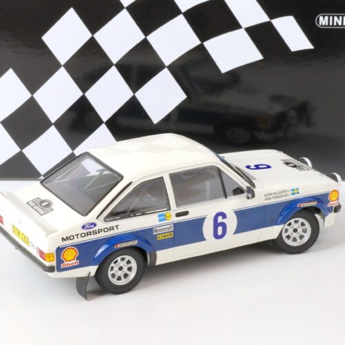 1:18 Minichamps Ford Escort RS 1800 Waldegard #6 Winner Acropolis Rallye 1977