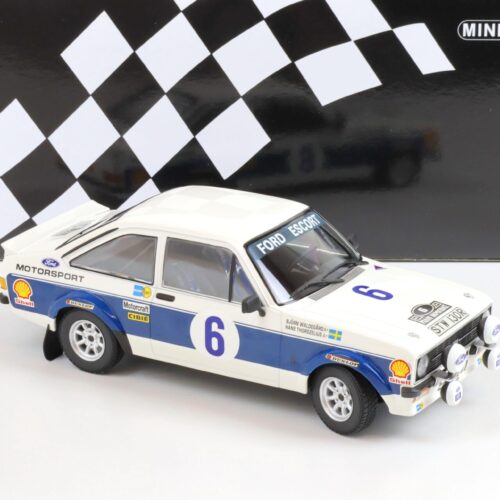 1:18 Minichamps Ford Escort RS 1800 Waldegard #6 Winner Acropolis Rallye 1977