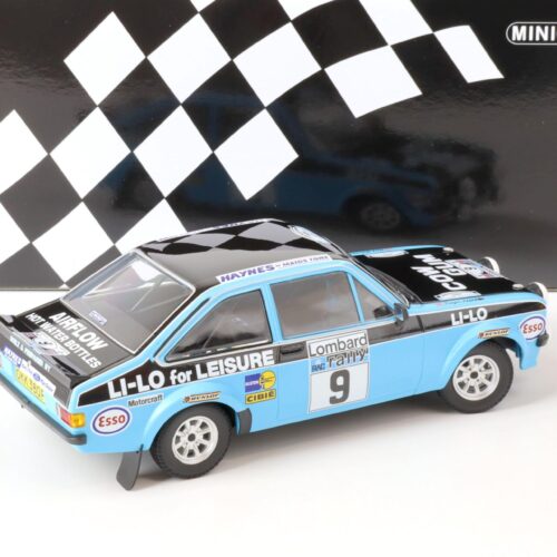 1:18 Minichamps Ford Escort RS 1800 Esso Clark/ Wilson #9 Lombard RAC Rally 1978