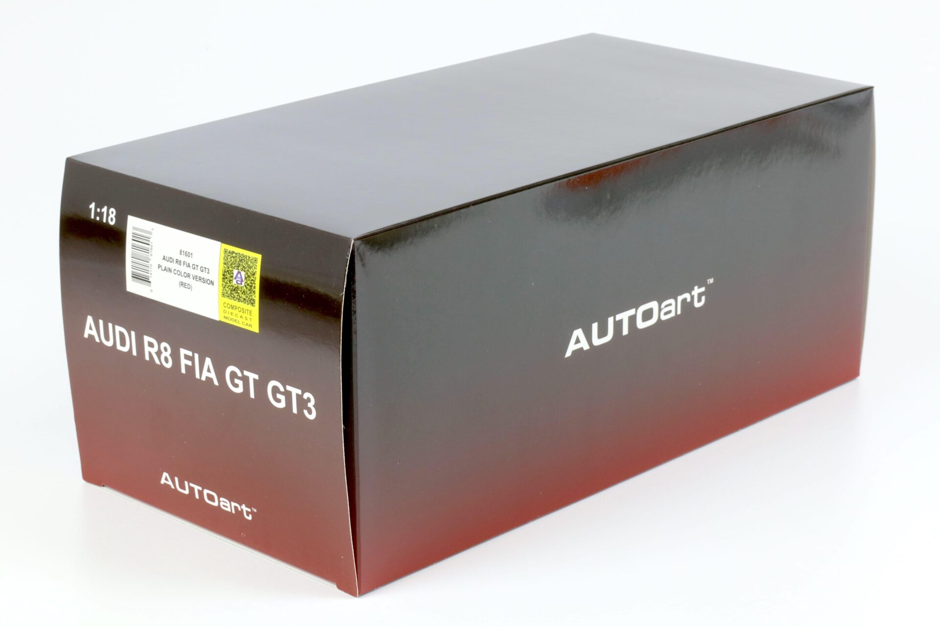 1:18 AUTOart Audi R8 LMS FIA GT GT3 Plain Color Version red 81601