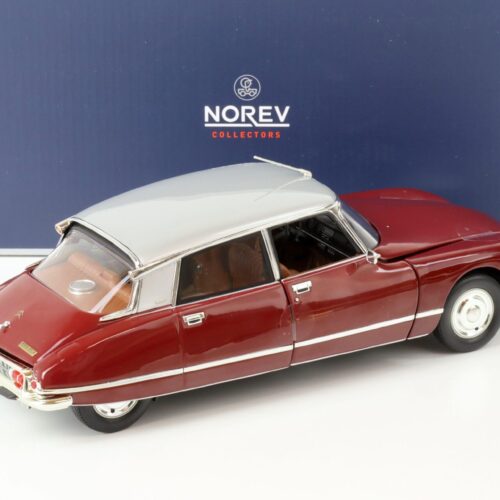 1:18 Norev Citroen DS 23 Pallas 1972 Grenade red & gray metallic - Image 3