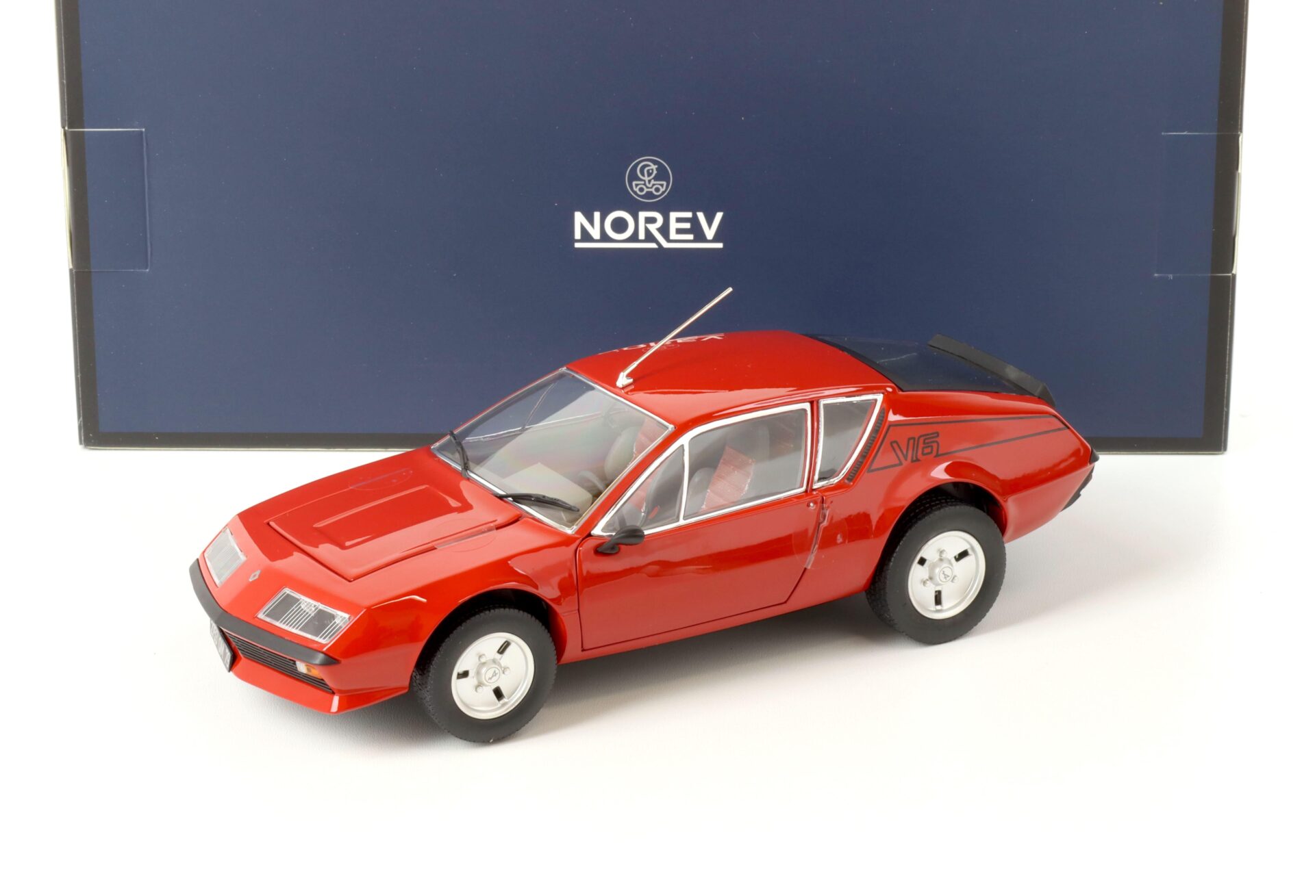 1:18 Norev Renault Alpine A310 V6 red with V6 deco 1979 - Limited 200 pcs.