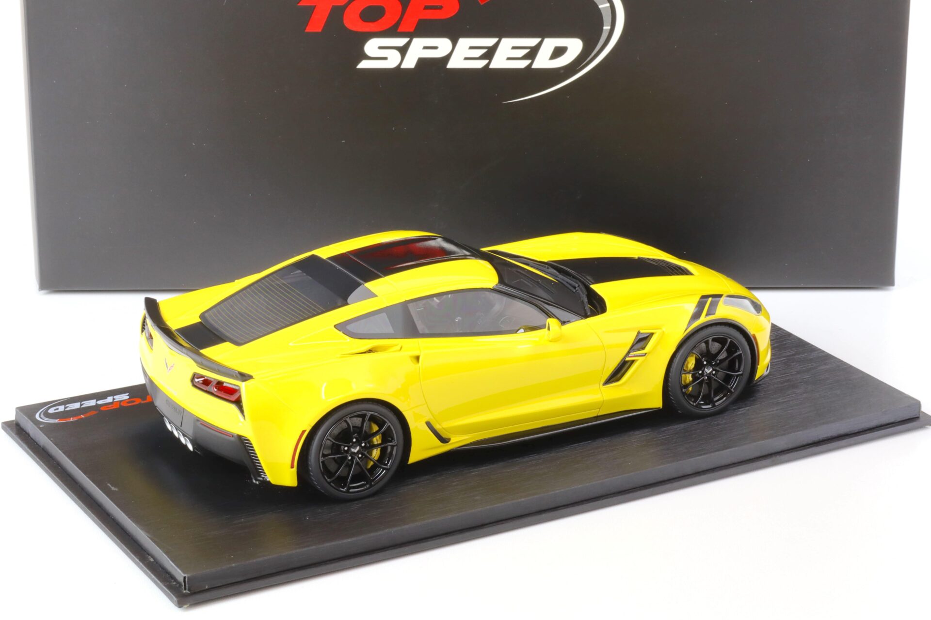 1:18 TOP SPEED Chevrolet Corvette Grand Sport Corvette Racing yellow TS0119