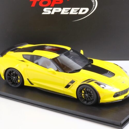 1:18 TOP SPEED Chevrolet Corvette Grand Sport Corvette Racing yellow TS0119