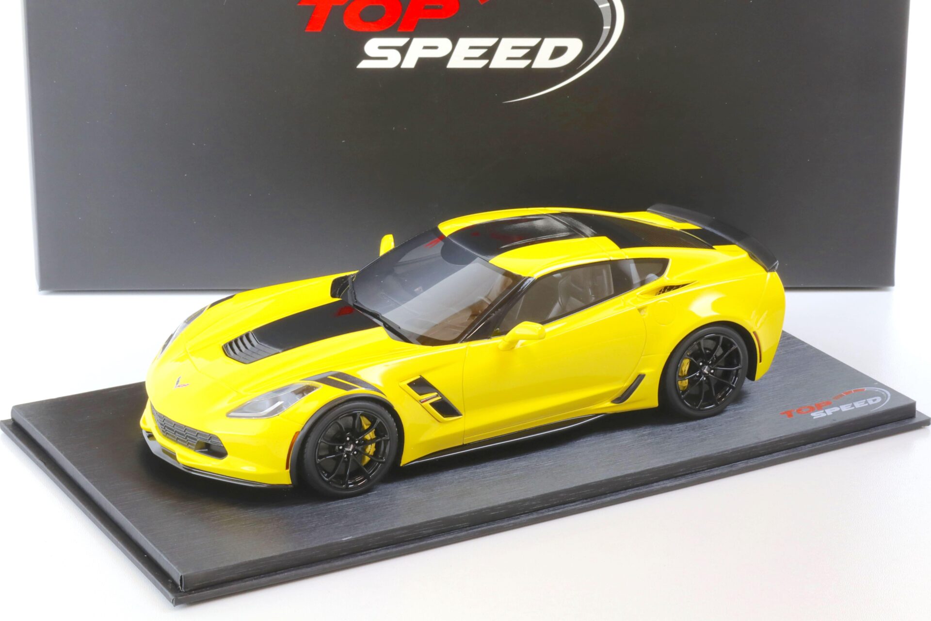 1:18 TOP SPEED Chevrolet Corvette Grand Sport Corvette Racing yellow TS0119