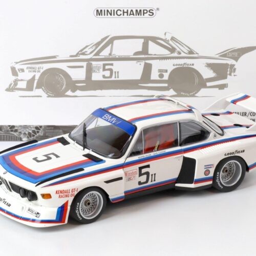 1:18 Minichamps 1979 BMW 3.5 CSL Gr.5 Miller/ Cowart 6h Watkins Glen