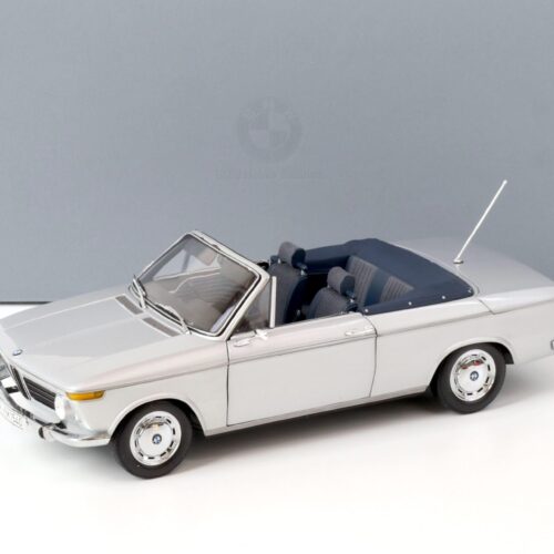 1:18 Minichamps BMW 1600 Cabrio Convertible silver DEALER VERSION