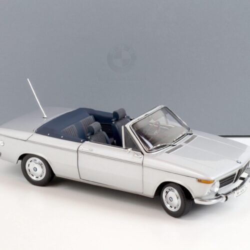 1:18 Minichamps BMW 1600 Cabrio Convertible silver DEALER VERSION
