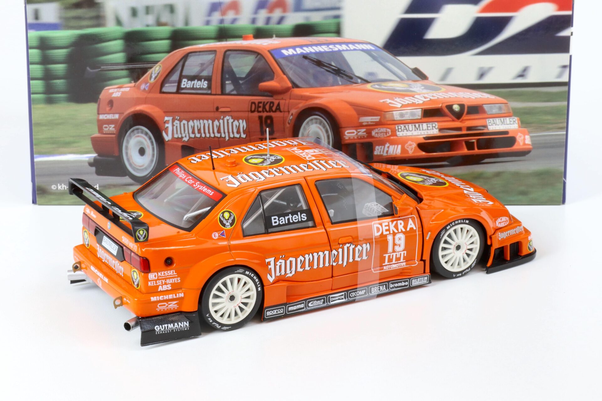 1:18 WERK83 Alfa Romeo 155 V6 Ti DTM / ITC 1995 Bartels #19 JÄGERMEISTER