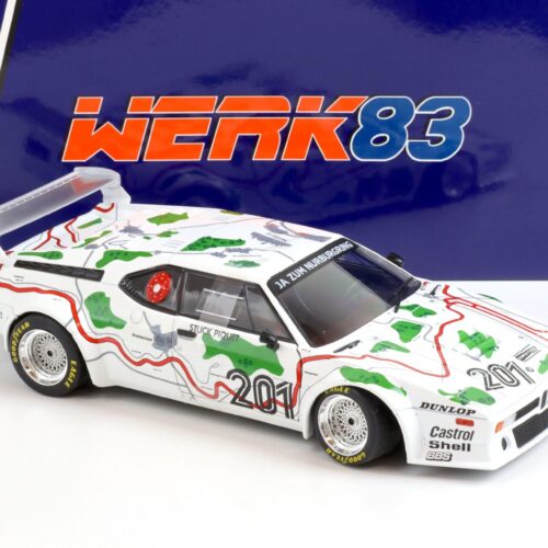 1:18 WERK83 BMW M1 PROCAR #201 Stuck Piquet 3rd 1000km Nürburgring 1980