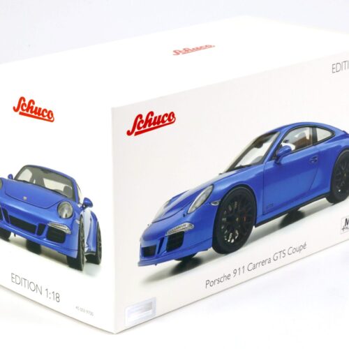 1:18 Schuco Porsche 911 (991) Carrera GTS Coupe blue metallic