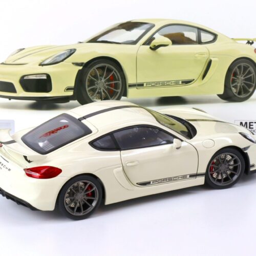 1:18 Schuco Porsche Cayman GT4 Coupe white/ black