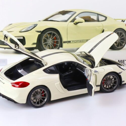 1:18 Schuco Porsche Cayman GT4 Coupe white/ black