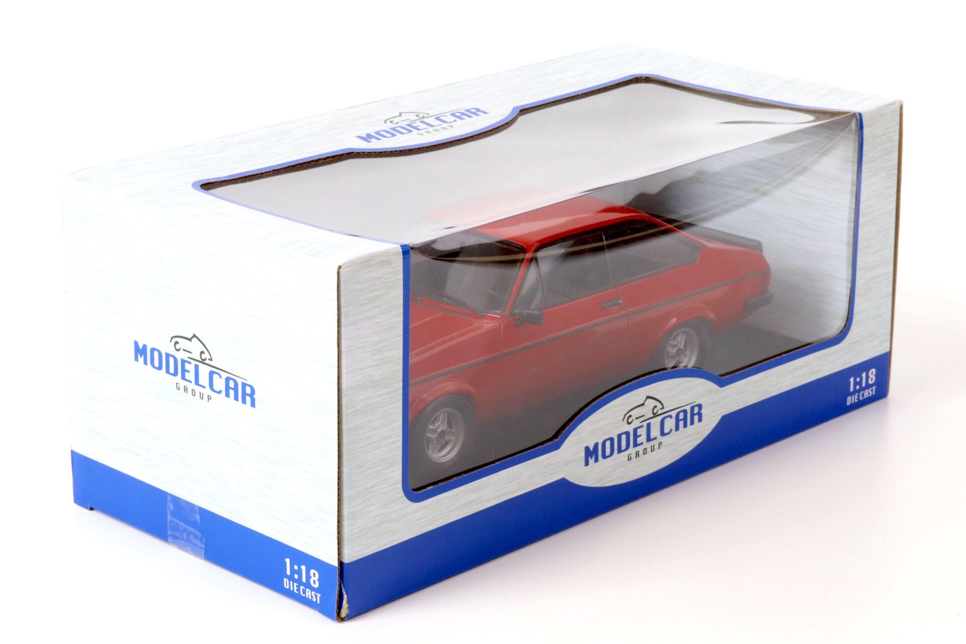 1:18 MCG Ford Escort MK II RS 2000 LHD red