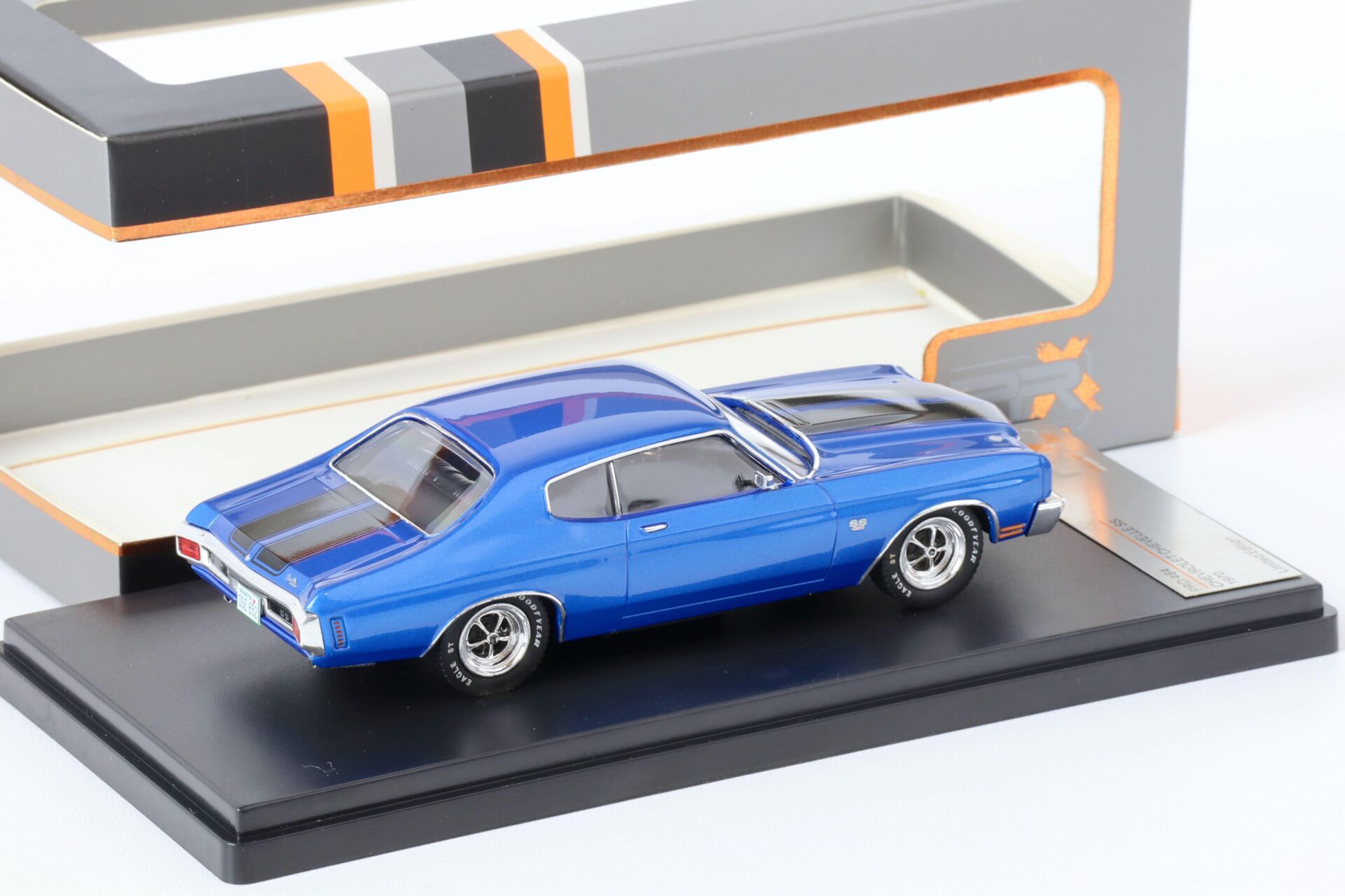 1:43 Premium X Chevrolet Chevelle SS Coupe 1970 blue metallic/ black