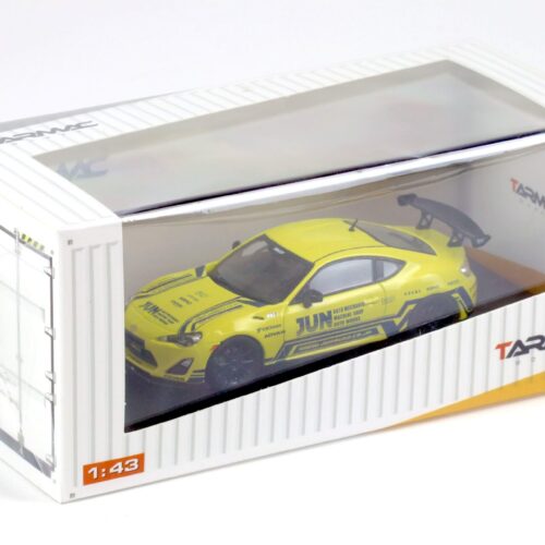 1:43 Tarmac Toyota 86 Coupe tuned by Jun yellow