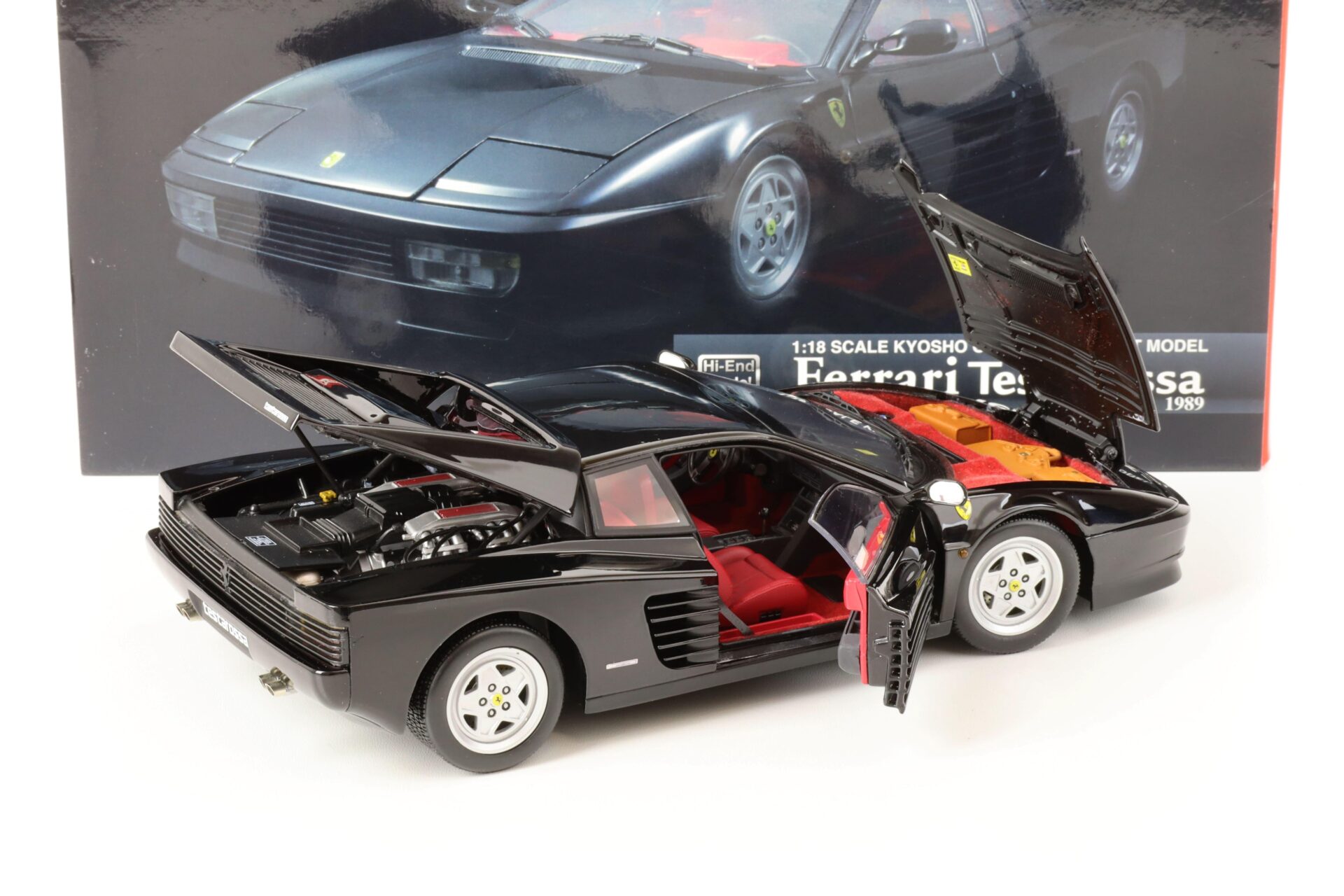 1:18 Kyosho Hi-End 1989 Ferrari Testarossa black 08425BK