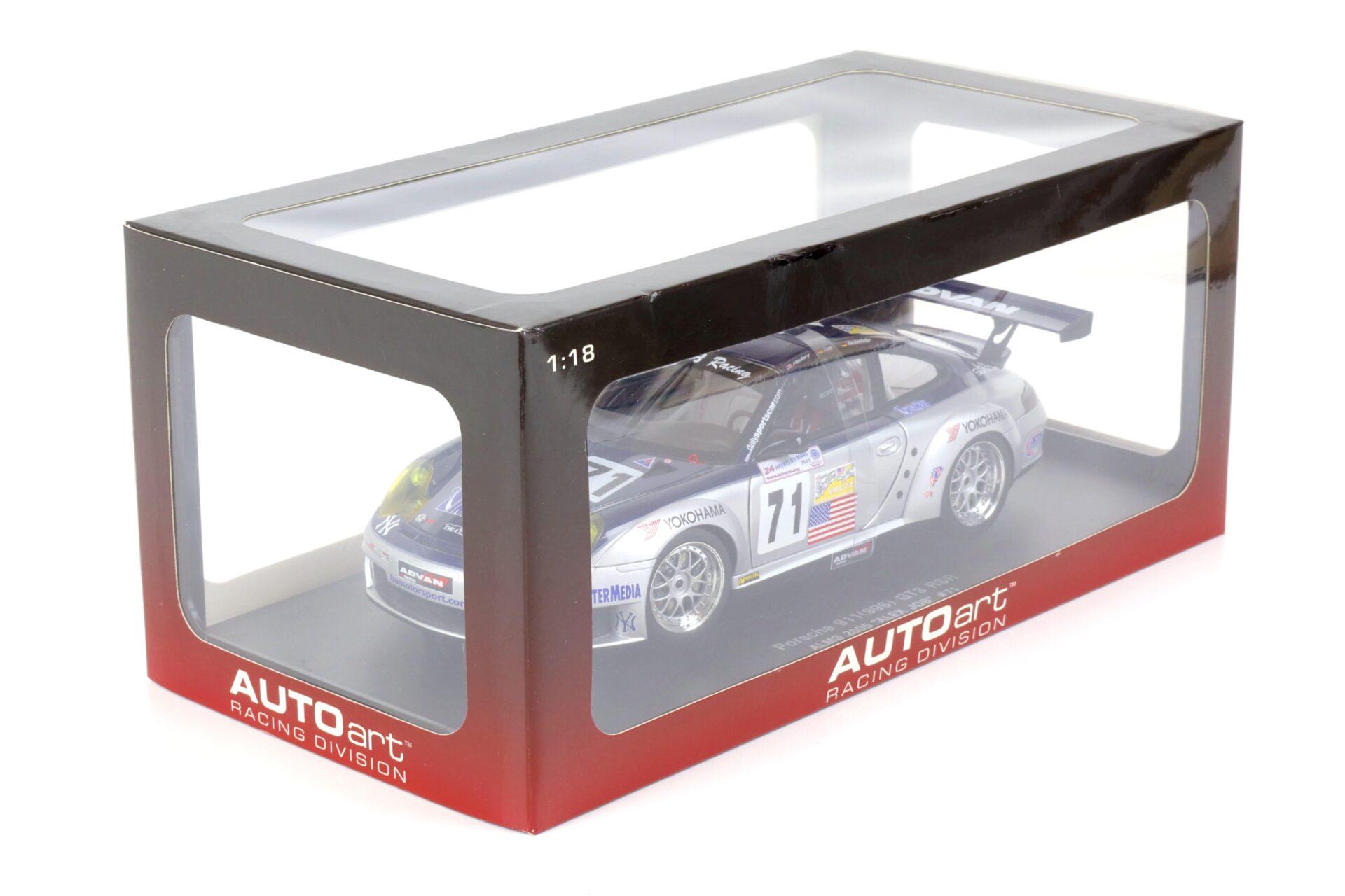 1:18 AUTOart Porsche 911 (996) GT3 RSR ALMS 2005 Alex Job #71
