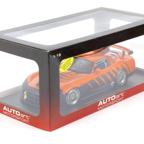 1:18 AUTOart Dodge Viper Competition Coupe "GoManGo" Special orange/ black