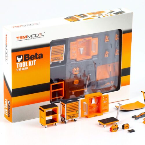 1:43 TSM BETA Tool Kit Werkstatt Zubehör Diorama orange TSM13AC26
