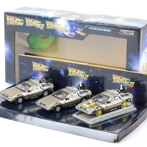 1:43 Vitesse Back to the Future Special Pack Part I-III - 3 pcs. SET Delorean DMC-12