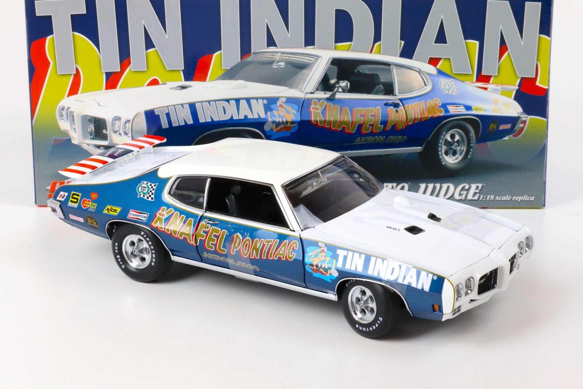1:18 GMP Pontiac GTO JUDGE Coupe TIN INDIAN Knafel Pontiac G1801227