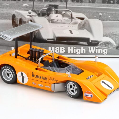 1:18 GMP McLaren M8B High Wing CanAm Dan Gurney orange #1