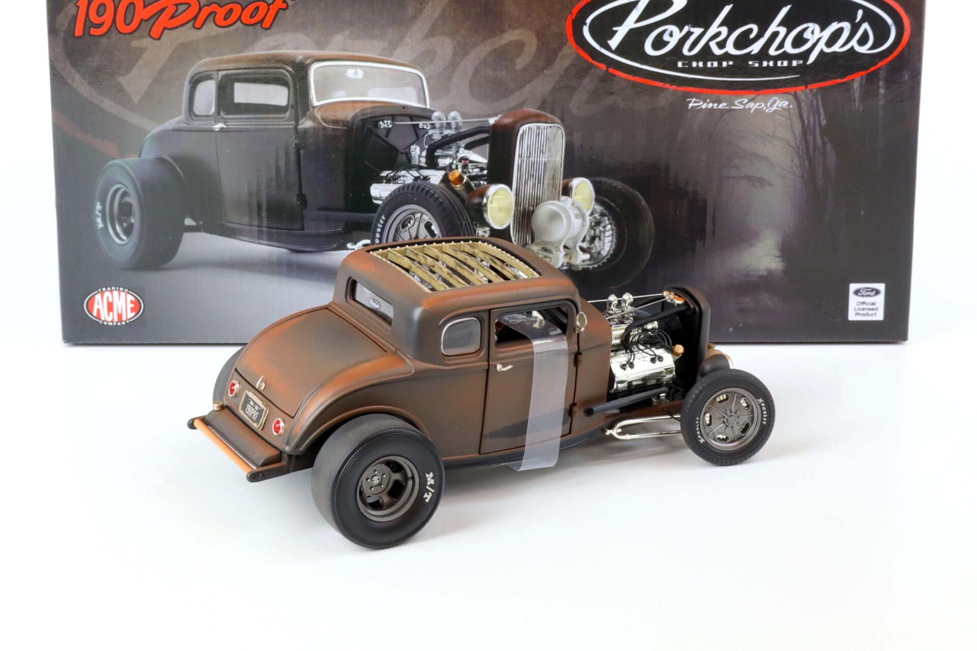1:18 ACME PORK CHOP´S 1932 Ford 190 Proof Hot Rod matt black A1805017