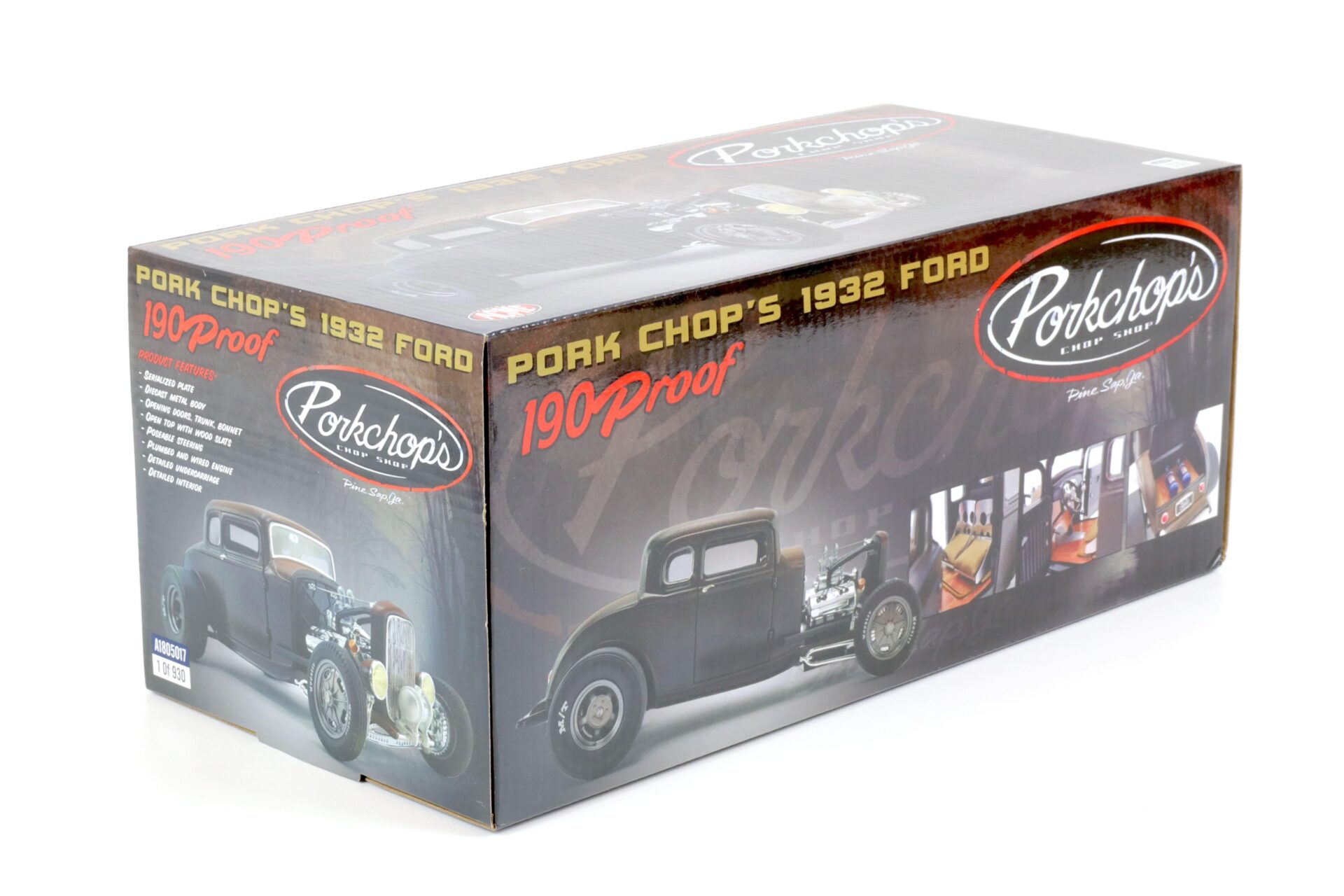 1:18 ACME PORK CHOP´S 1932 Ford 190 Proof Hot Rod matt black A1805017