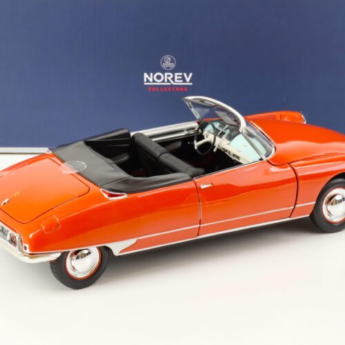 1:18 Norev Citroen DS 19 Cabriolet 1961 Corail red 181599