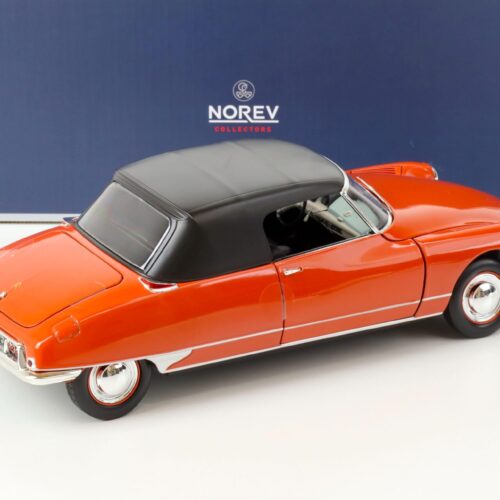 1:18 Norev Citroen DS 19 Cabriolet 1961 Corail red 181599