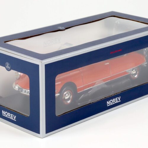 1:18 Norev Citroen DS 19 Cabriolet 1961 Corail red 181599