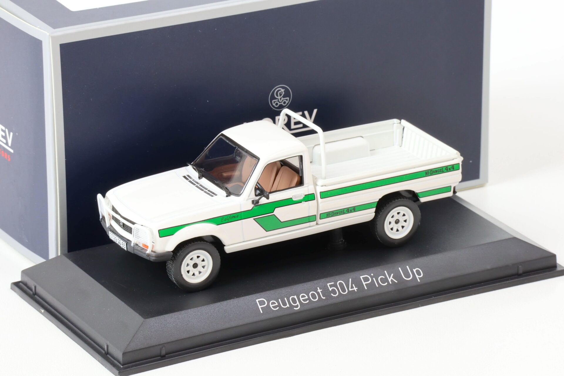 1:43 Norev Peugeot 504 Pick Up 4x4 Daniel 1985 white 475458