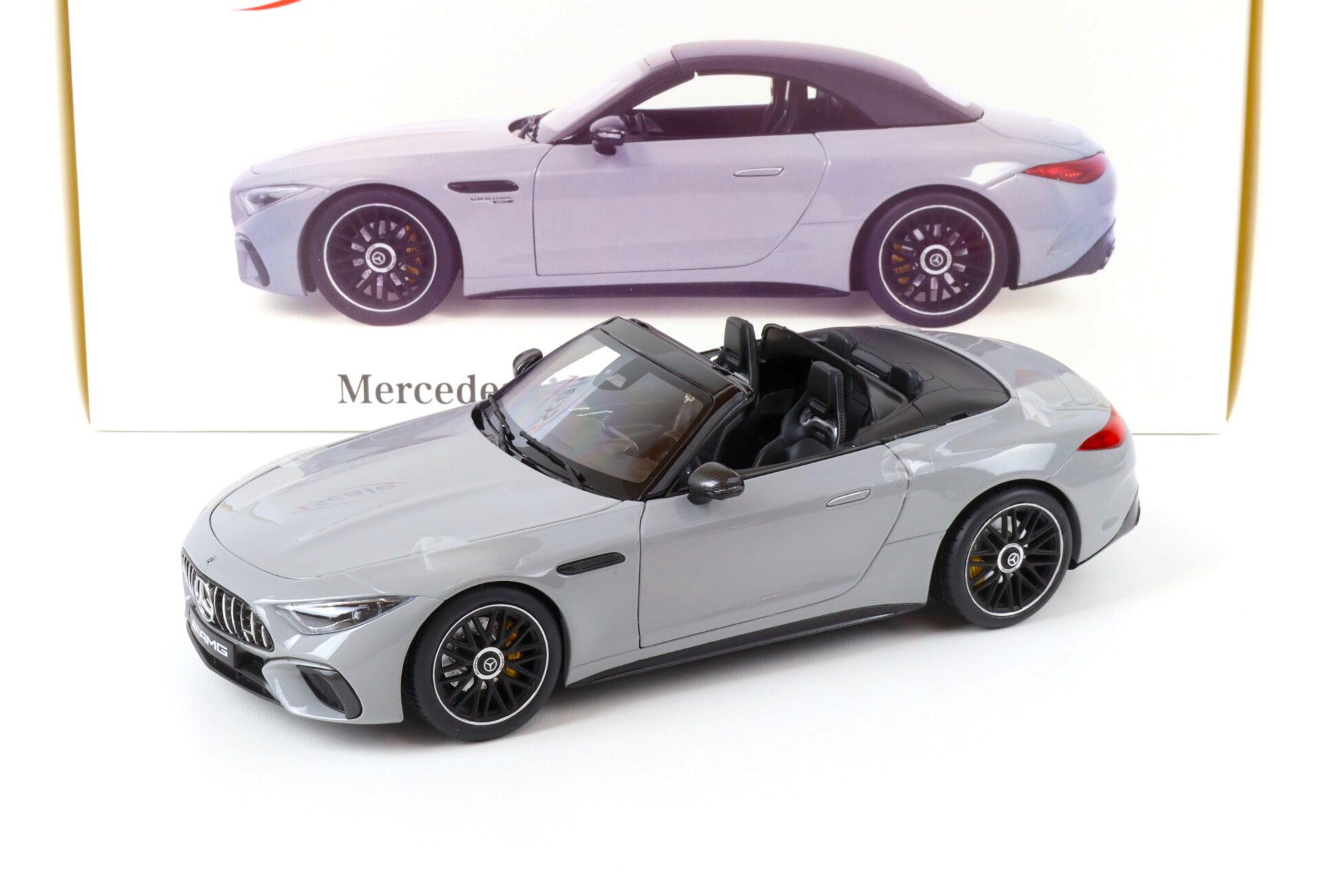 1:18 iScale Mercedes SL 63 AMG 4MATIC+ Convertible (R232) alpin grey