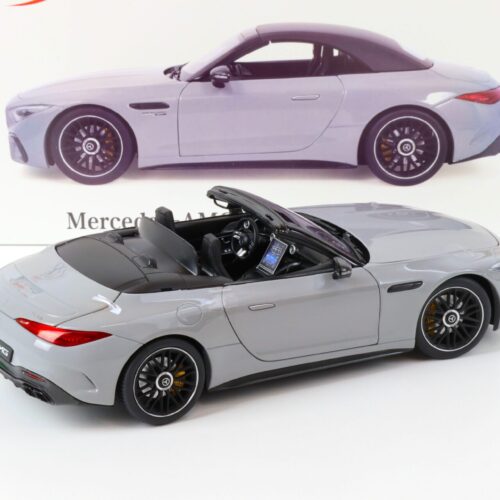 1:18 iScale Mercedes SL 63 AMG 4MATIC+ Convertible (R232) alpin grey