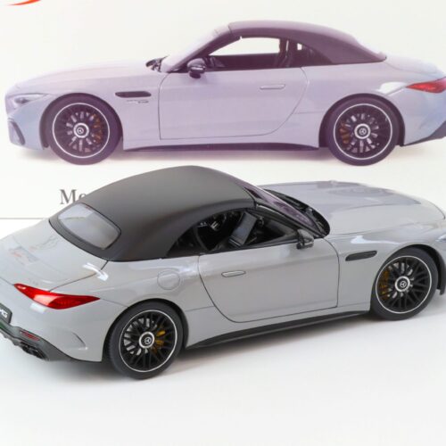 1:18 iScale Mercedes SL 63 AMG 4MATIC+ Convertible (R232) alpin grey