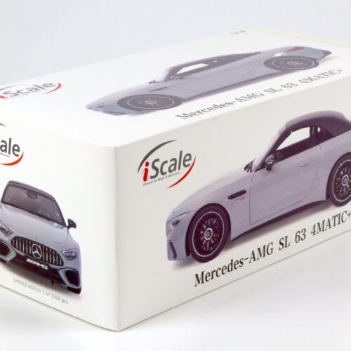 1:18 iScale Mercedes SL 63 AMG 4MATIC+ Convertible (R232) alpin grey