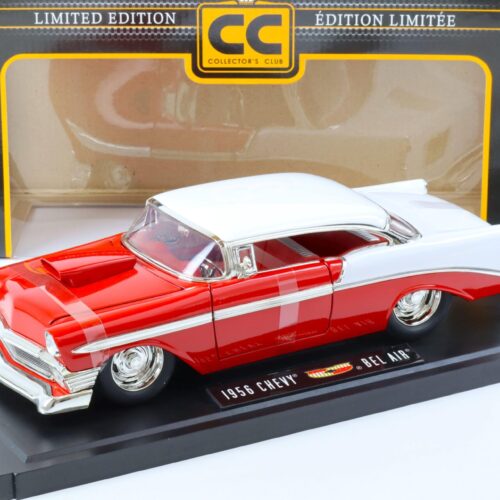 1:18 JADA Toys 1956 Chevrolet Bel Air Collectors Club red/ white