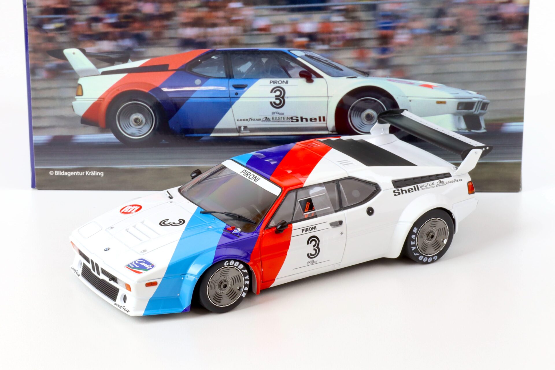 1:18 WERK83 BMW M1 PROCAR #3 M1 Procar Series 1979 Didier Pironi