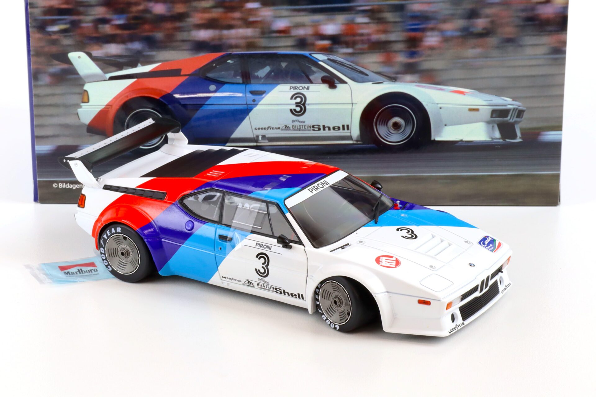 1:18 WERK83 BMW M1 PROCAR #3 M1 Procar Series 1979 Didier Pironi