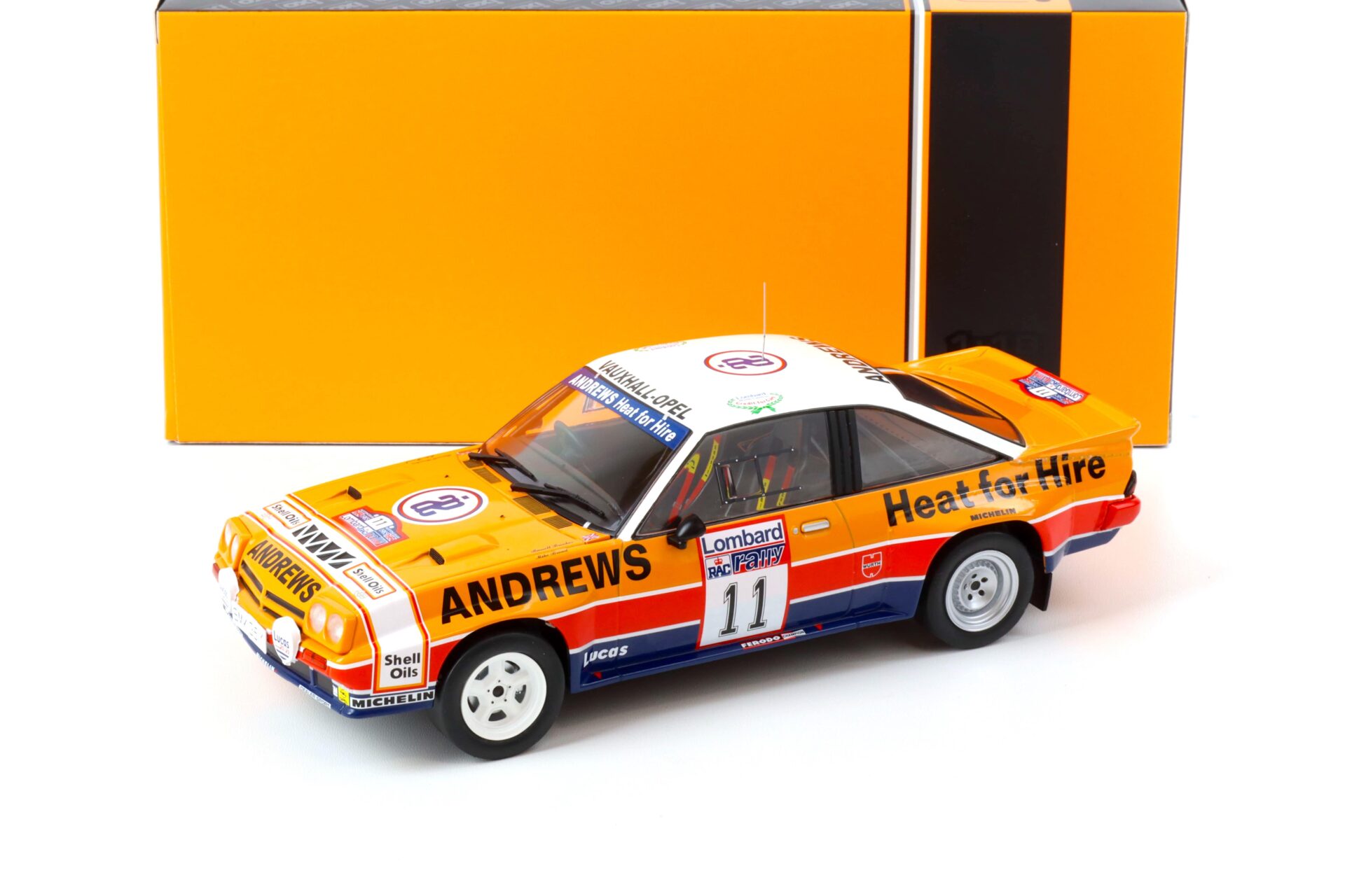 ID 68782 orig 1.jpg 1:18 IXO Opel Manta B400 RHD #11 Andrews RAC Rally WM Brookes/ Broad