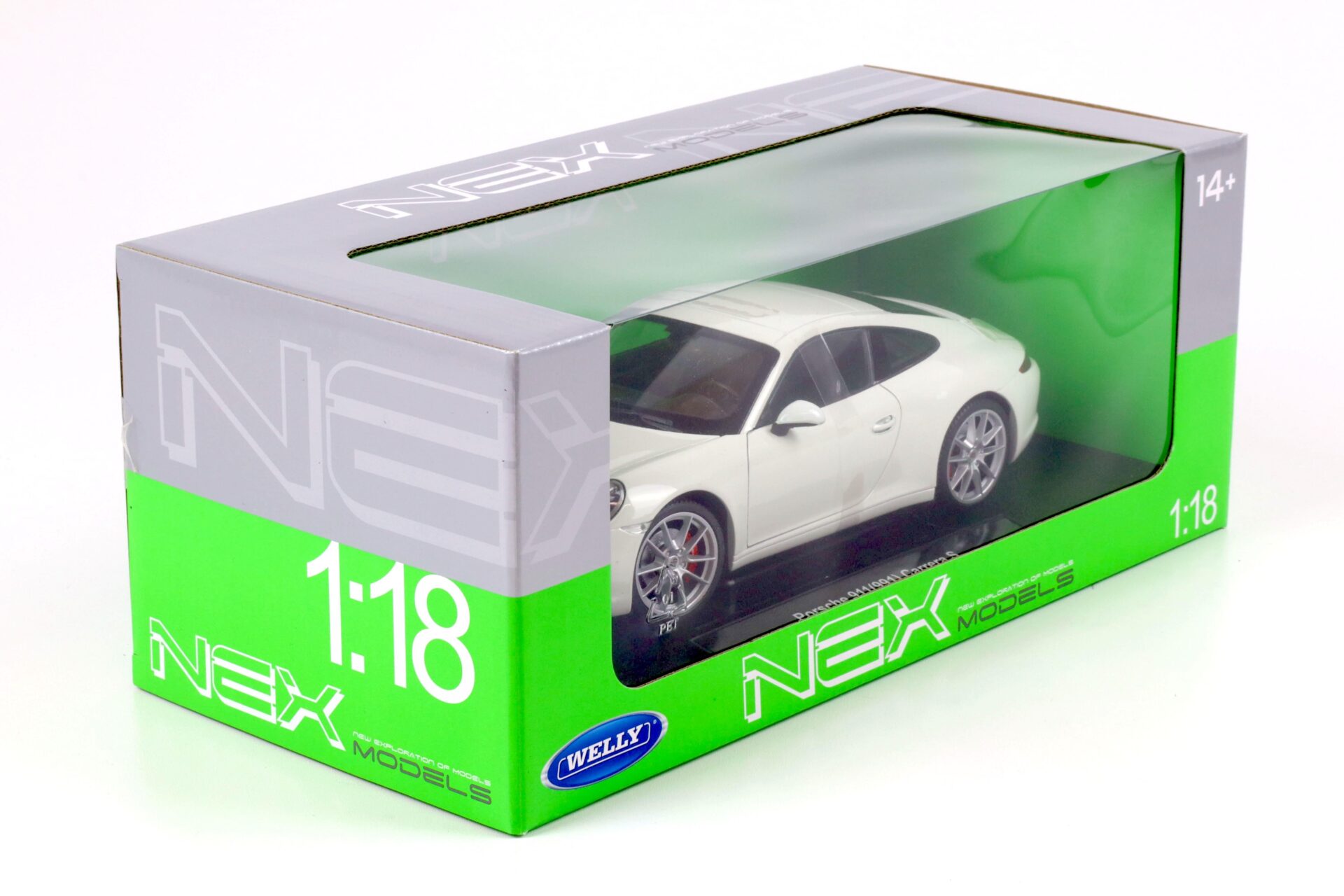 1:18 Welly Porsche 911 (991) Carrera S Coupe white