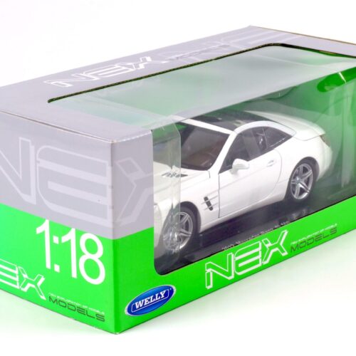 1:18 Welly 2012 Mercedes SL500 closed Top R231 white metallic - Image 4