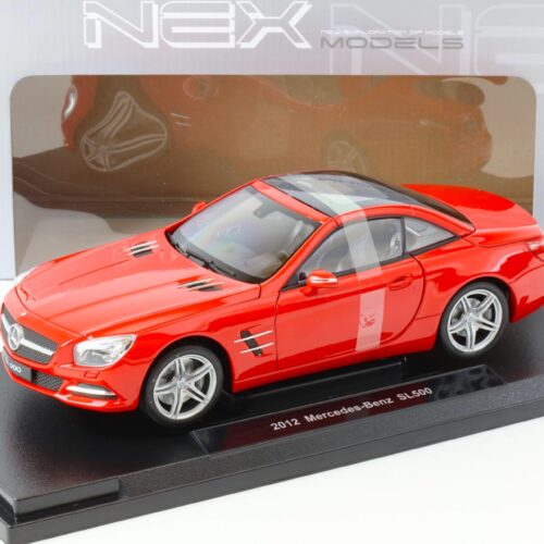 1:18 Welly 2012 Mercedes SL500 closed Top R231 red